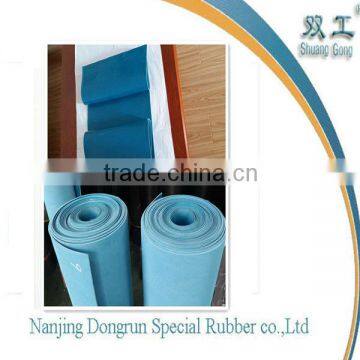 blue colour SBR rubber sheet