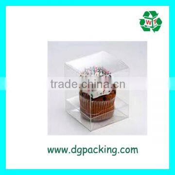 transparent plastic cake packing box