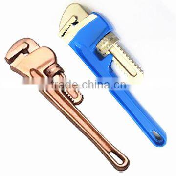 Pipe wrench,american type,Aluminum bronze Non sparking tools