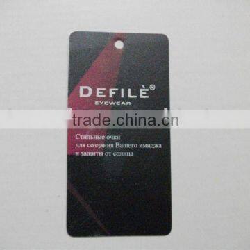 plastic tag printing paper tag paper labels with holes