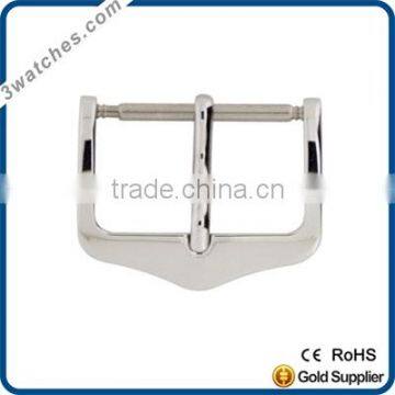 aftermarket watch buckle stainless steel buckle with a silver finish