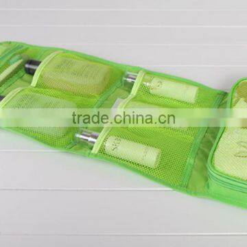Travel Series 100% Polyester Fold up Cosmetic Bag, Make up Bag, Travel Bag photo-4