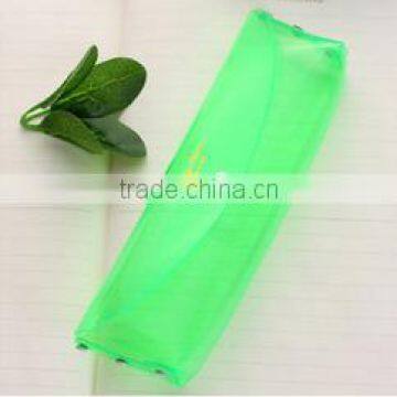Candy Colors TPU Transparent Pencil Case With High Quality photo-4