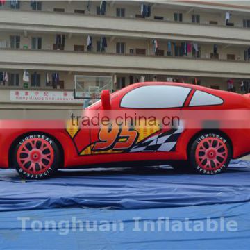 Giant inflatable car model for advertising