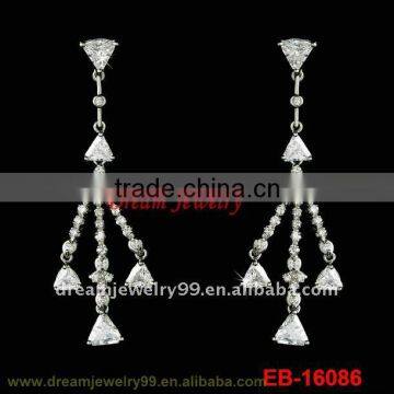 fashion chearp earrings full crystal jewelry designer earrings for cute girls