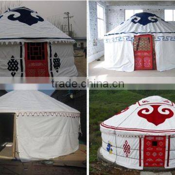 wooden frame mongolian yurt tent