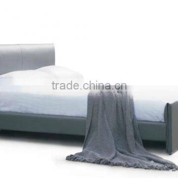 Italian style leather soft bed (A-B13)