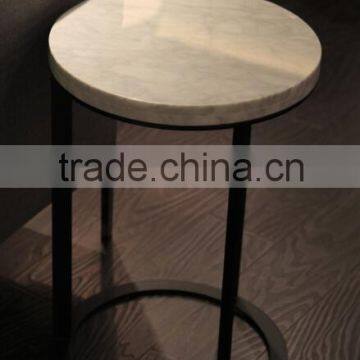 Italian modern marble round tea table (T-82)