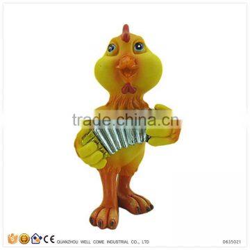 Zodiac Decoration Musical Chicken Statues