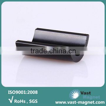 Best quality arc neodymium black magnet