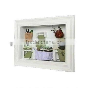 Wooden photo frame with various style shap