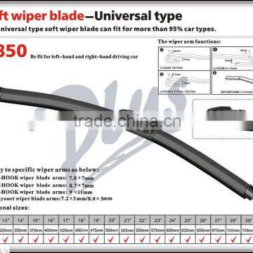 Automatic Car Windshield Wiper Universal wiper blade