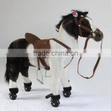 plush toy kid toy child toy animal toy horse ride on toys stuffed animal on wheel