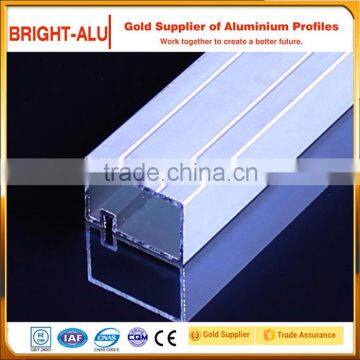 Material 6063 T6 extrusion aluminum handle profile for fancy kitchen cabinet door handles