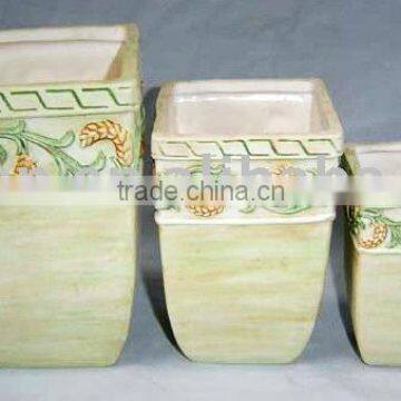 ceramic flowerpot and planter