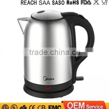 Midea Electric Kettles 1.7L Camping Electric Stainless Kettles For Sale