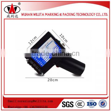 Plastic Bags Handheld Inkjet Printer High Resolution Barcode machine