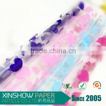 wholesale cellophane rolls paper for gift color paper packaging film