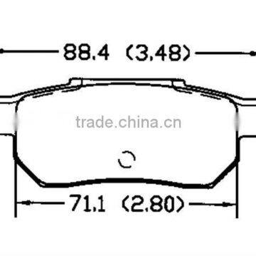 D374 43022-SE0-S01 for Honda wholesale brake pads