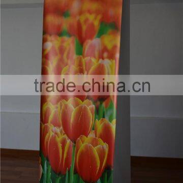 advertising double sides L banner for trade show