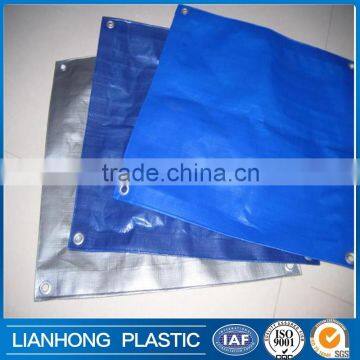 Accept custom order pe tarpaulin with coating, waterproof laminated tarpaulin, wholesale low price blue green tarp