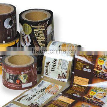 Moisture proof security laminating film roll packaging for chocolate