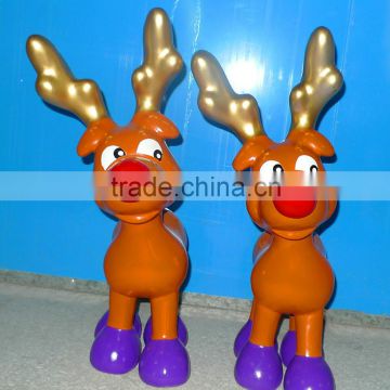 Fiberglass Christmas Store Decoration Fiberglass Little Reindeer