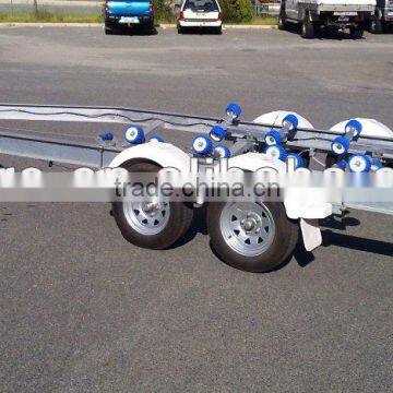 hot dip galvanizing i-beam tandem axles boat trailer for sale