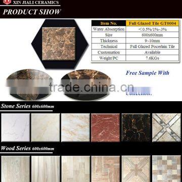 GT0004 600x600MM Full Glazed Polsihed Floor Tiles photo-2