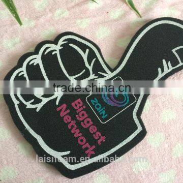 foam plam sponge finger game cheering foam hand for game cheering LS-F-014-A