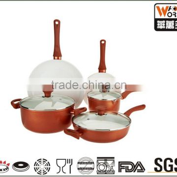 8-Pcs Forged Aluminum Set with Ceramic Non-stick coating