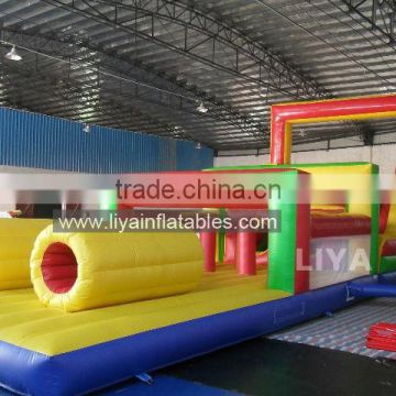 inflatable obstacle course equipment, jumping play castles