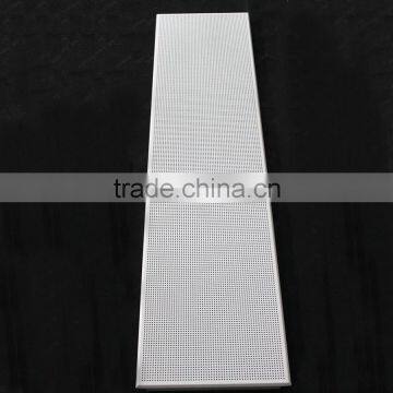 300*1200MM PVDF coating Suspended Metal Ceiling With Perforation Aluminum Clip In Ceiling Panel