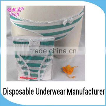 Factory Direct print Stripe Female Sexy Underwear Fashion Underwear