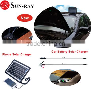 Solar Trickle Car Charger For 1.5W 12V Battery Charger