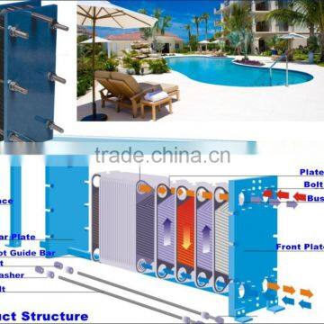 Gasketed Plate heat Exchanger for Swimming Pool