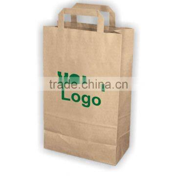 2016Cheap kraft paper bag kraft paper sleeve logo printing