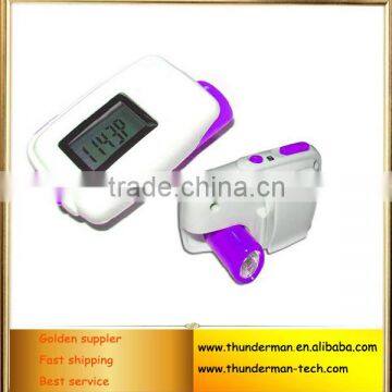 2 in1 Multifunction Digital LED light Pedometer with Step counter