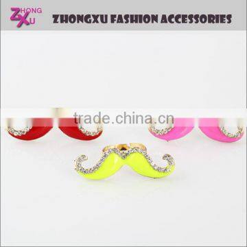 new custom cheap fashion gold moustache ring