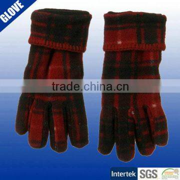 Ladies fashional fleece gloves polar fleece glove made by China factory