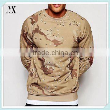 2016 wholesamle Man Sweatshirt Cotton Sweatshirt Desert Camo