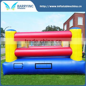 Outdoor playground inflatable mini boxing ring with ropes