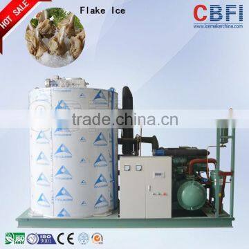 Fresh Water 20 ton Flake Ice Machine For Maldives