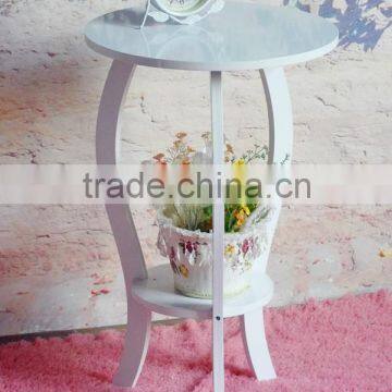 wooden round tea table coffee table