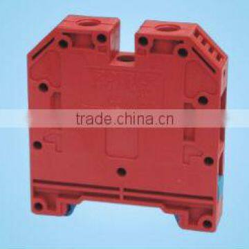 Nylon Gary red blue yellow green Fire proof Screwed Type Rail Terminals Blocks