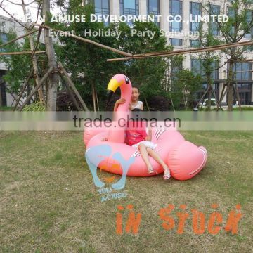 Crazy Price PVC 1.9m Pink Flamingo Pool Float