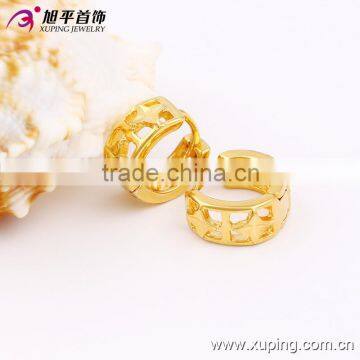 2016 Hot latest gold earring designs, cheap 24k gold plated pressure earrings                        
                                                Quality Choice