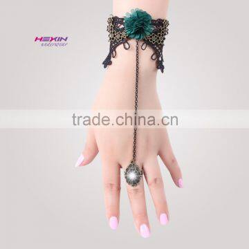 Green Flower Cool Handmade Cheap Fancy Wholesale Bangles Weeding Chura photo-2