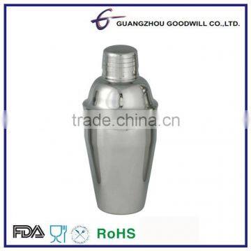 Stainless Steel Food Grade Promotional Bar Wine Cocktail Shaker