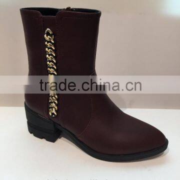 Half boots morden shoes with rivert colorful style for women